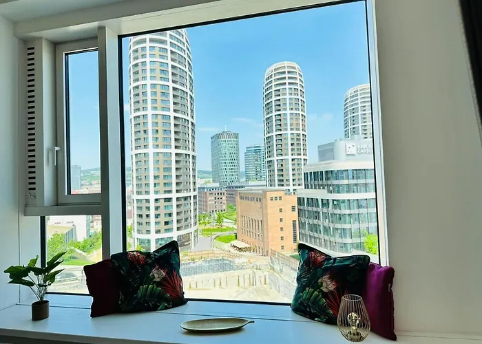 شقة Apartments09 In New Building With Free Parking Panorama - Amazing View Close To Old Town براتسيلافا